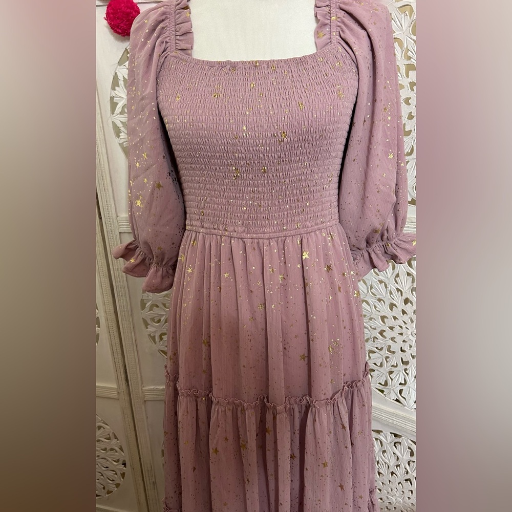 Ivy City Lilac Star struck Dress with mini